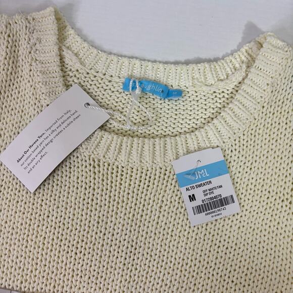 NWT J McLaughlin Alto Cream Beige Ombré Sleeveless Knit Top Size Medium N0278 - Picture 6 of 7